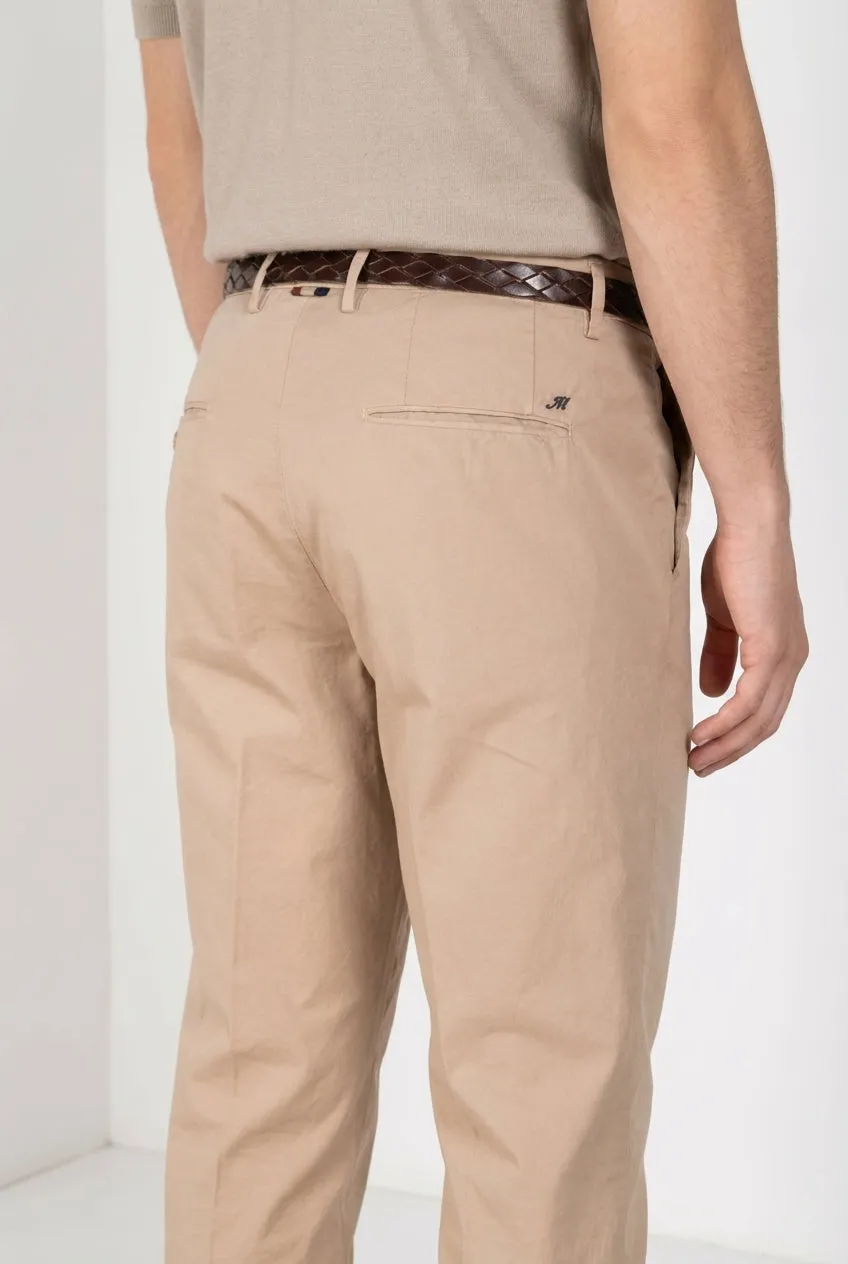 Mason's Boston pantalone chino beige medio relaxed