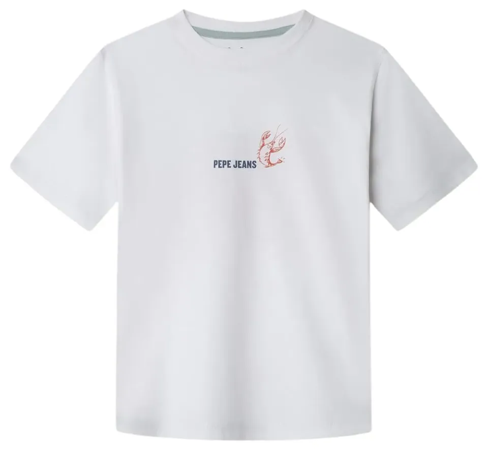 Pepe Jeans George T-Shirt Bambino 10 Anni Bianca