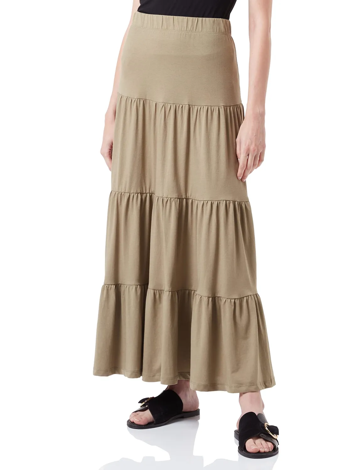 ONLY Onlmay Maxi Jrs gonna donna lunga jersey nera