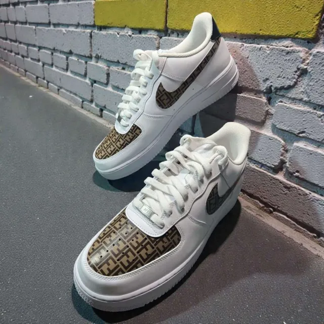 Never Say Never Nike Air Force 1 Fendi Monster sneakers