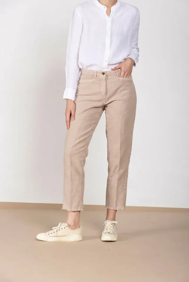 Mason's New York Carrot pantalone chino beige medio