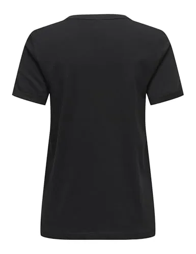 ONLY Onlkita Life Lux Icon top donna stampa manica corta