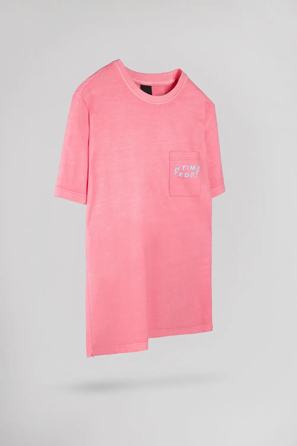 Teddy Smith T-Squad MC t-shirt uomo rosa vif delavé
