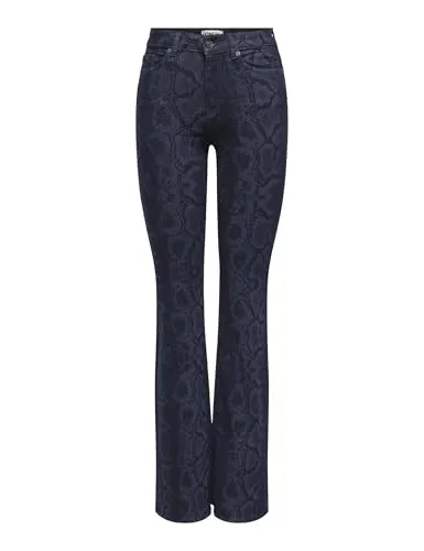 ONLY Onlpython HW Flare Snake jeans M 30L