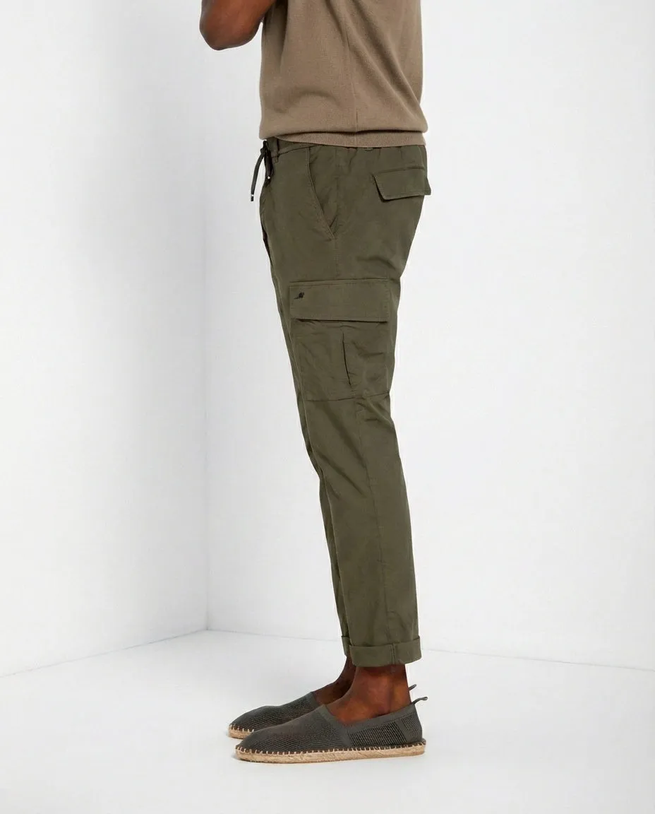 Mason's Chile Jogger Cargo Uomo Verde Scuro Extra Slim