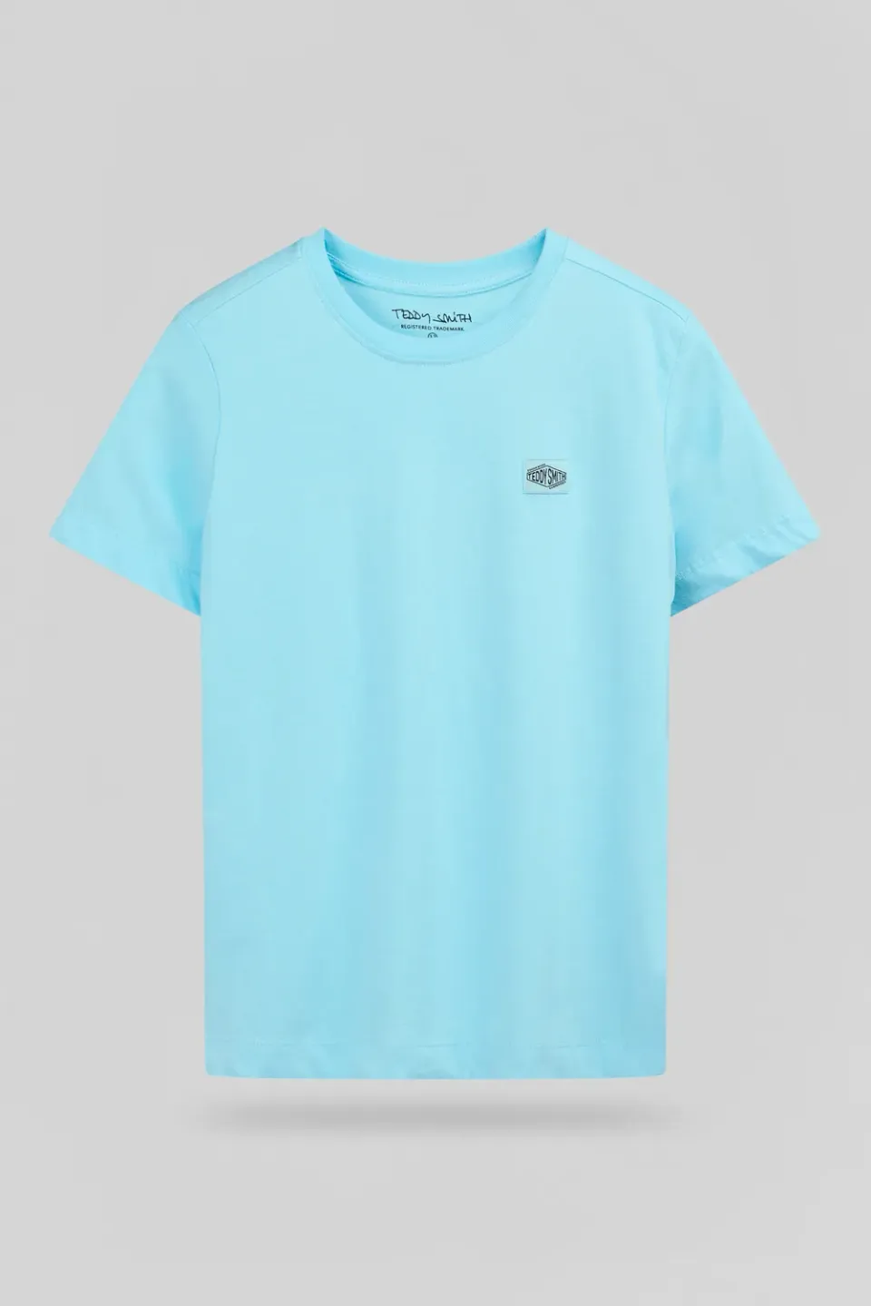 Teddy Smith T-LIONEL MC JR T-Shirt Bambino Bleu Lagon