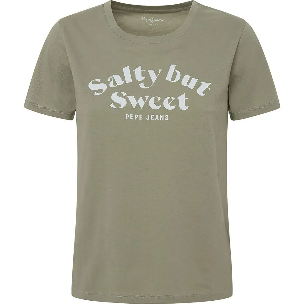 Pepe Jeans Effie T-Shirt Donna L Verde manica corta