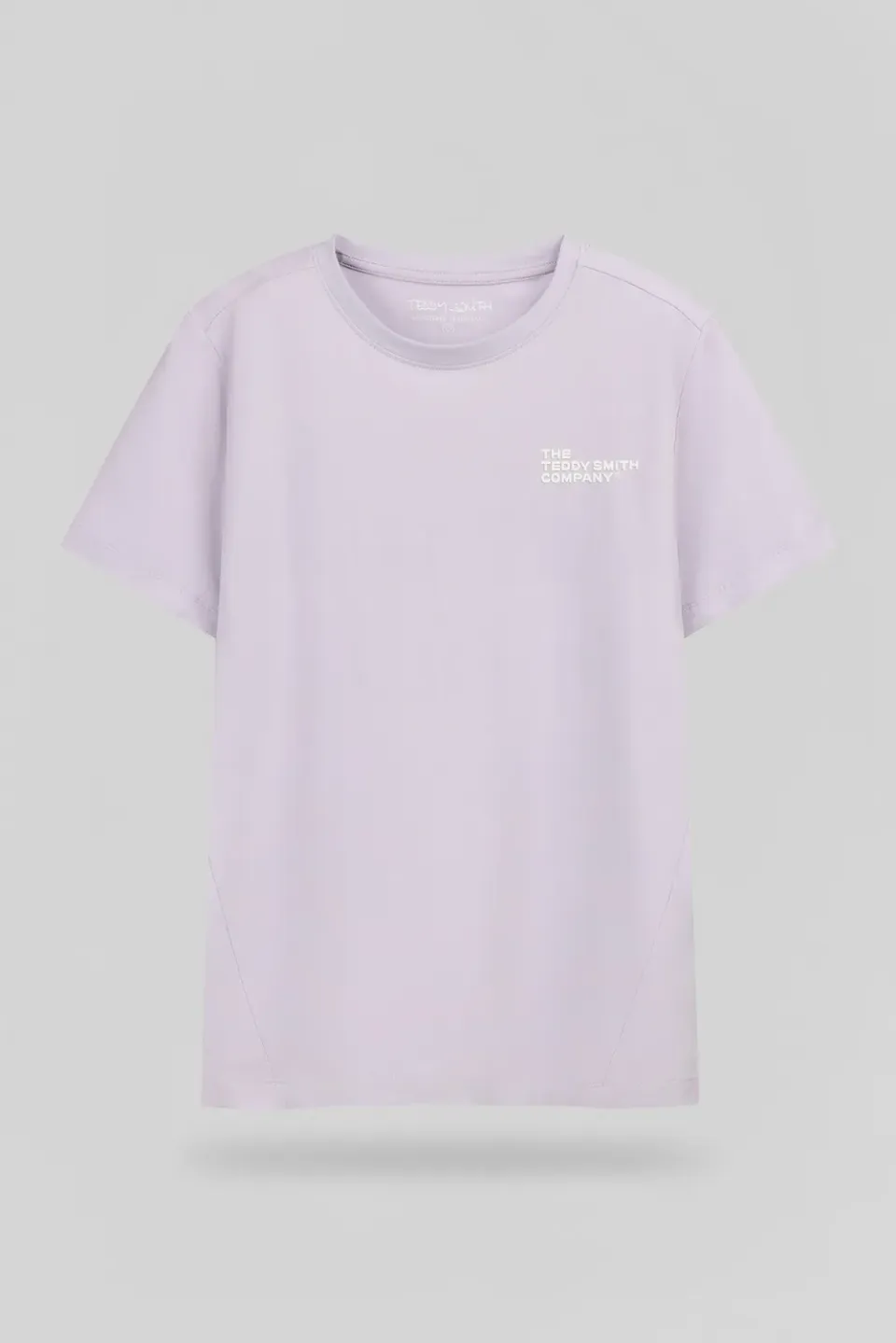 Teddy Smith T-Company JR t-shirt ragazzo lavanda elasticizzata