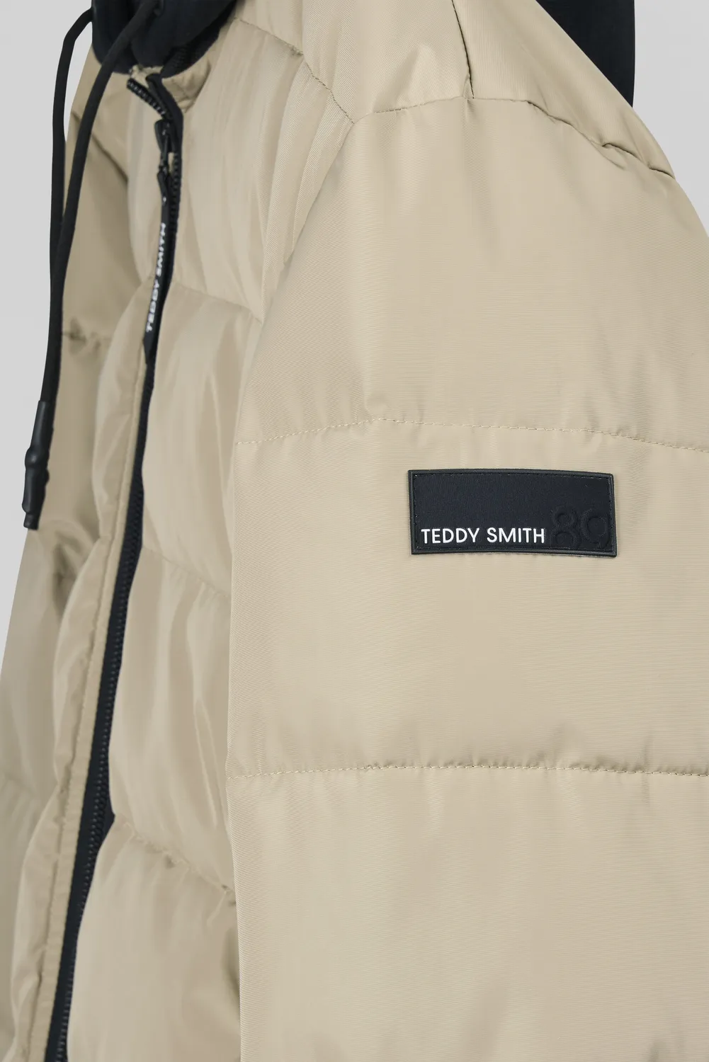 Teddy Smith B-East Piumino Uomo Wolf Beige Idrorepellente
