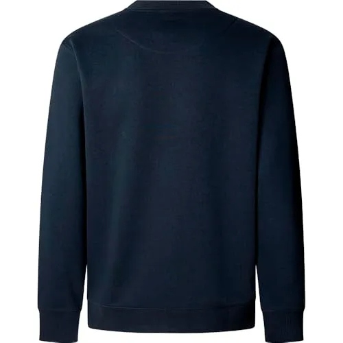 Pepe Jeans Macbeth Small Logo Plain Crew Felpa Uomo Misto Cotone