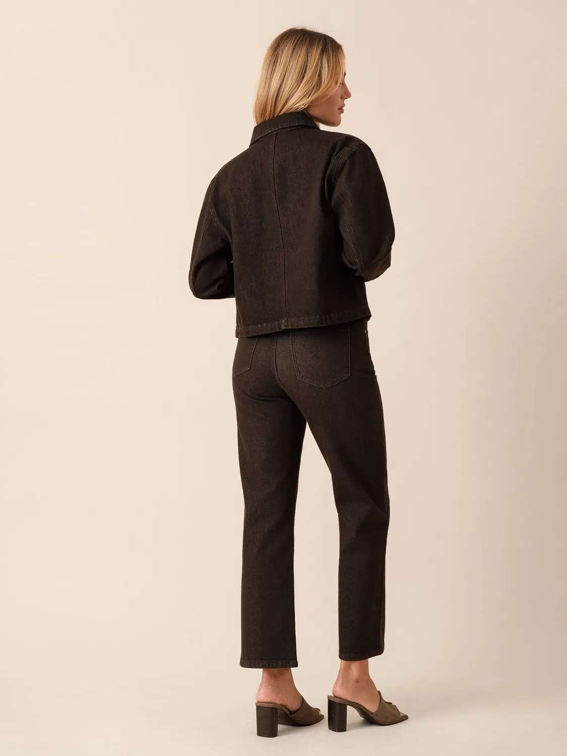 Oraije Solange Jeans Dritti Donna Cioccolato Fluido