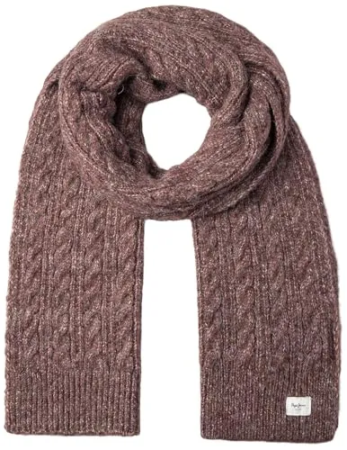 Pepe Jeans Fiona sciarpa trecce merlot taglia unica
