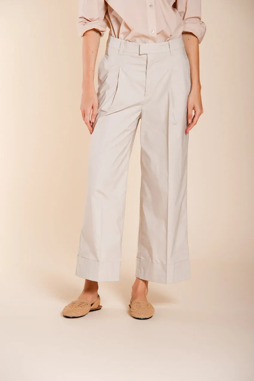 Mason's New York Wide chino donna beige chiaro
