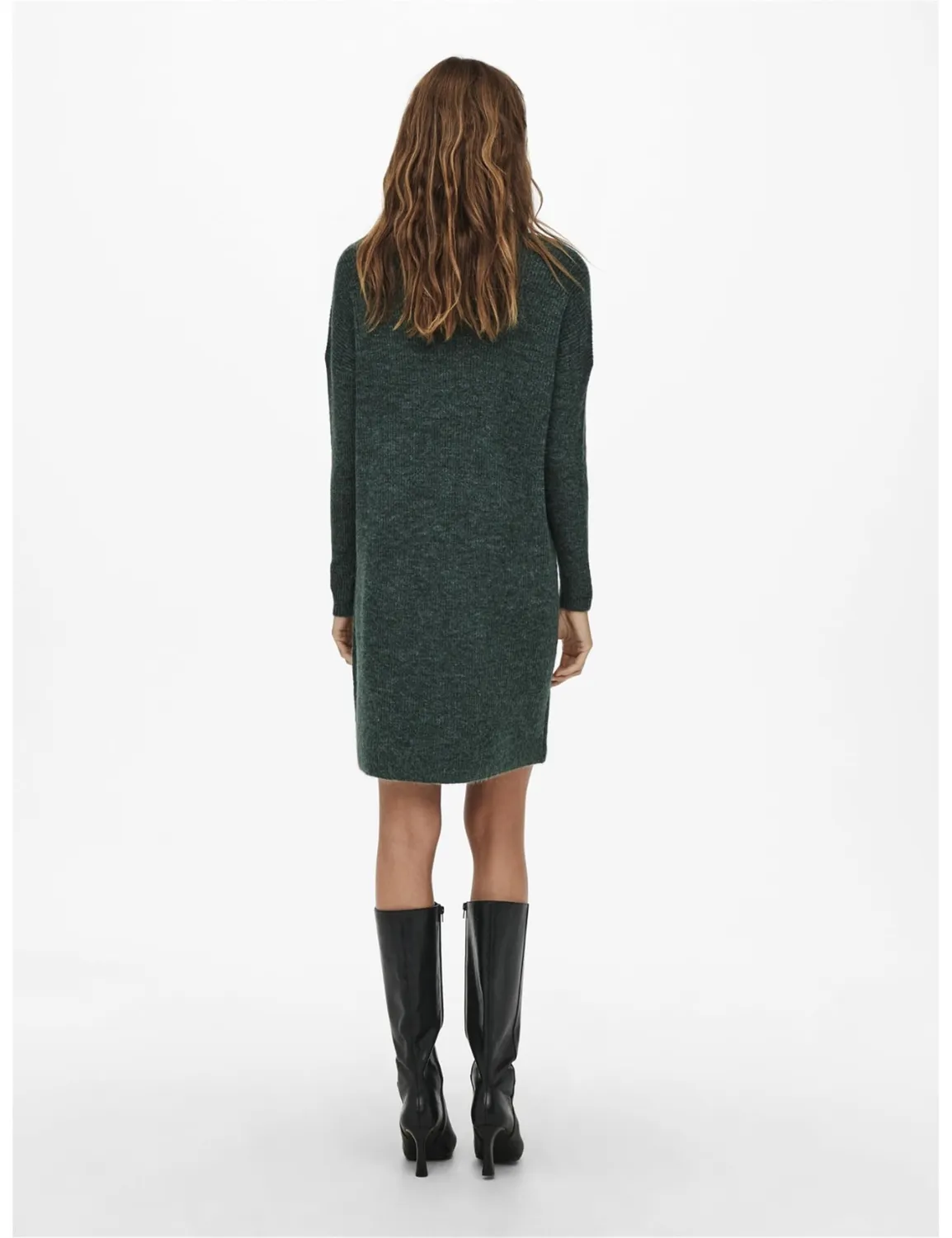 Only Onljana abito corto donna in maglia dolcevita