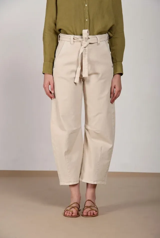 Mason's Vivienne City chino donna balloon gesso