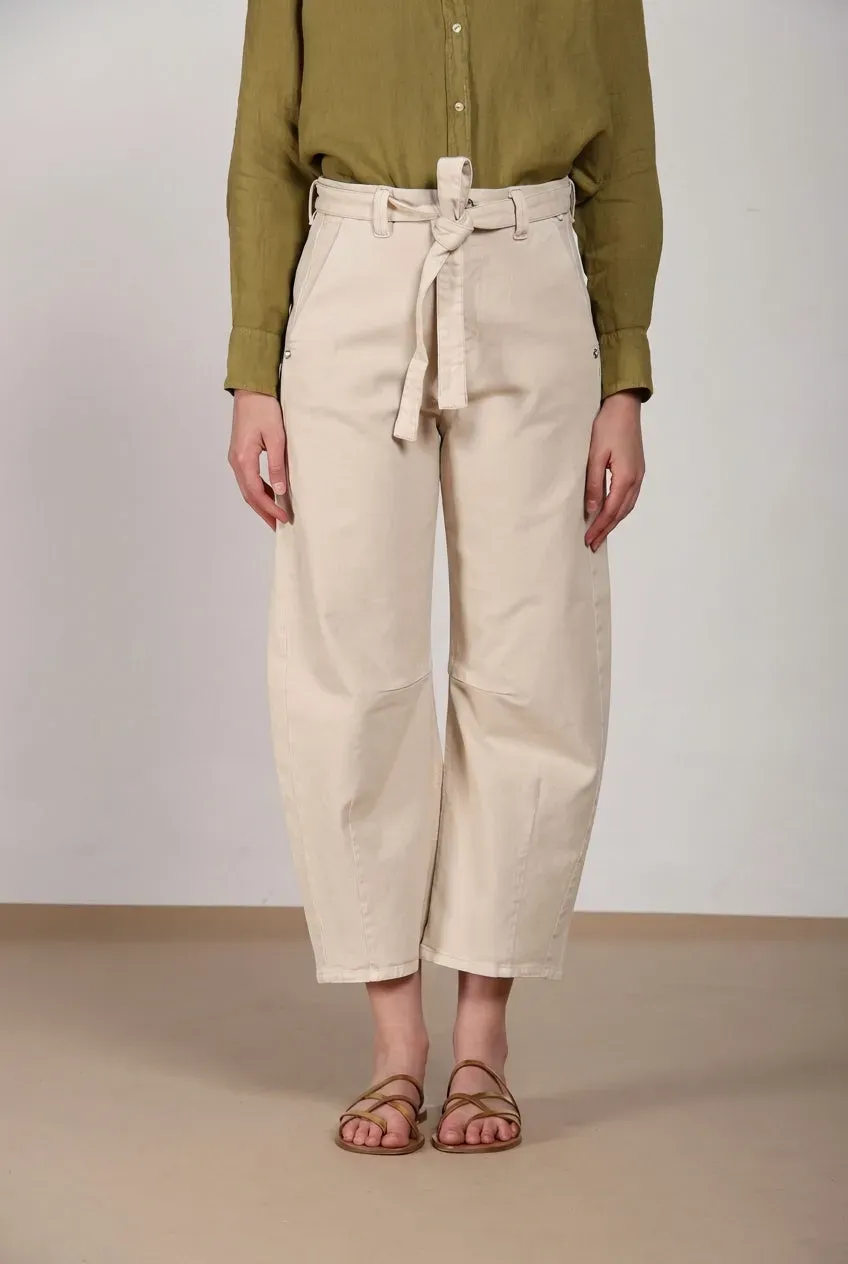 Mason's Vivienne City chino donna balloon gesso