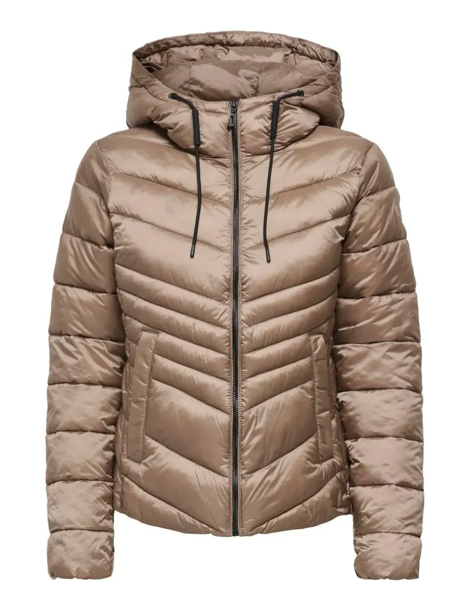 ONLY Onlmimi Hood Jacket CC OTW giacca fossile cappuccio