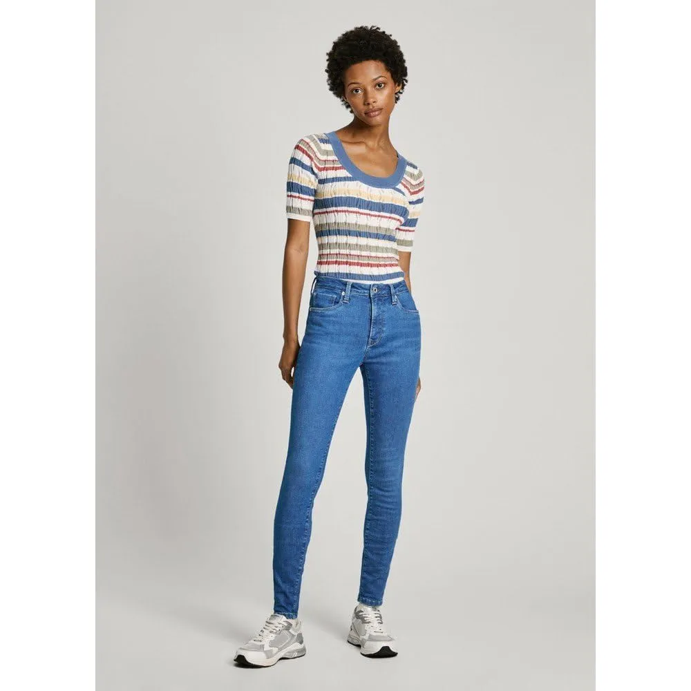 Pepe Jeans Fit Super Skinny jeans donna 27W/30L vita alta