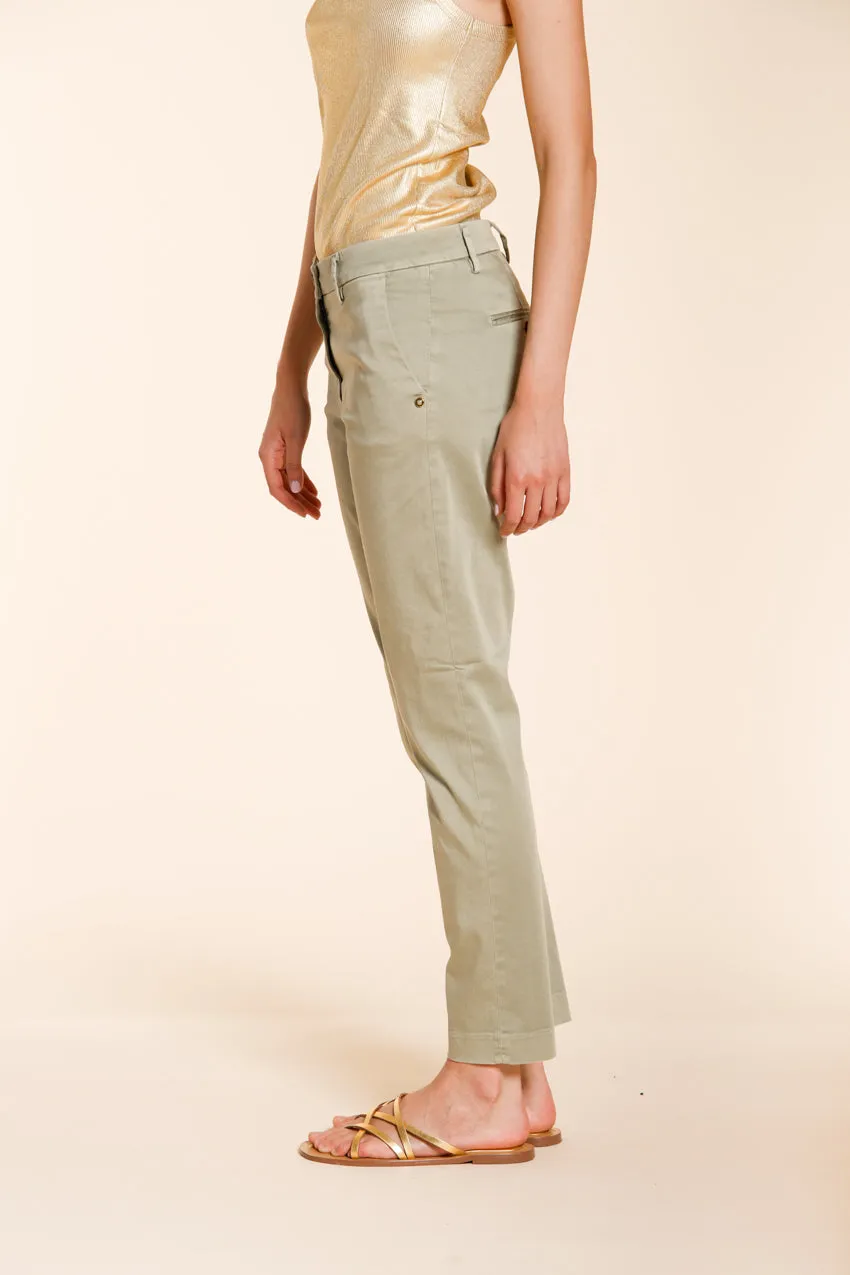Mason's New York Slim chino donna salvia slim stretch
