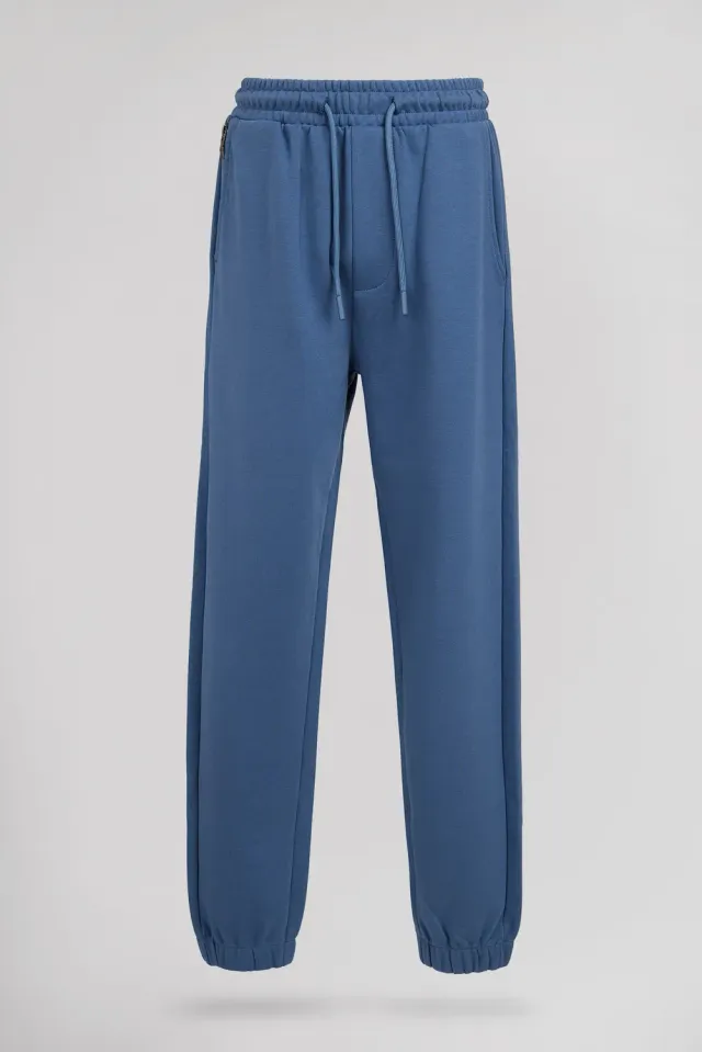 Teddy Smith P-Evy Jr pantaloni tuta faded indigo bambino
