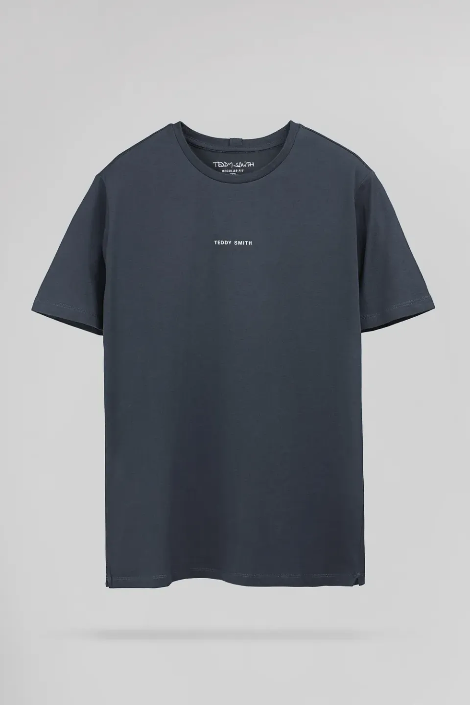 Teddy Smith T-Soy 2 MC T-shirt Uomo Grigio Cotone