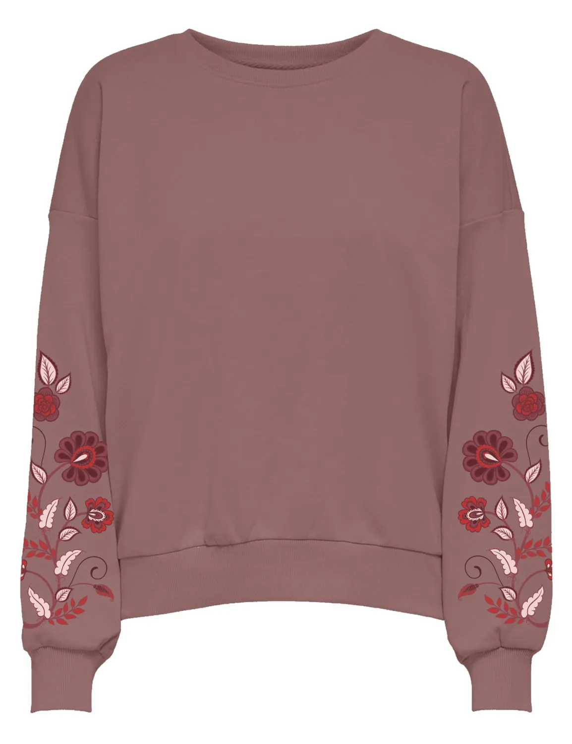 ONLY Onlbrooke felpa girocollo donna bracken fiori