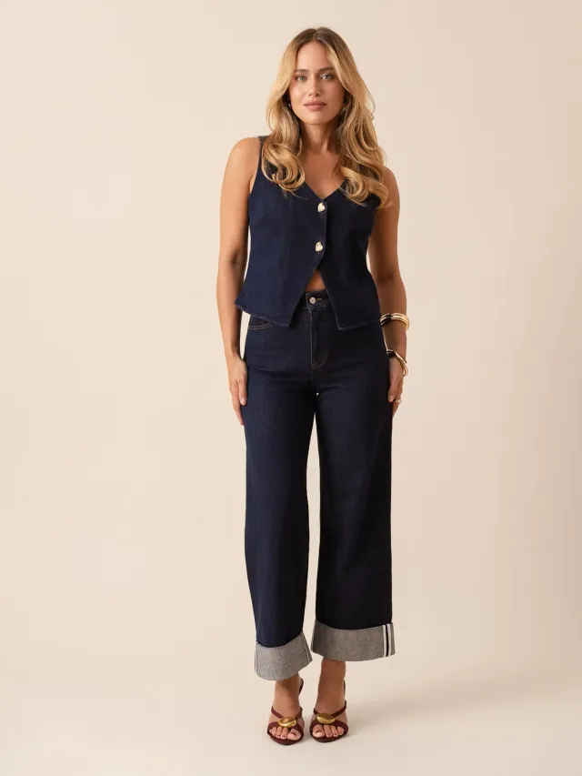 Oraije Loane jeans wide brut