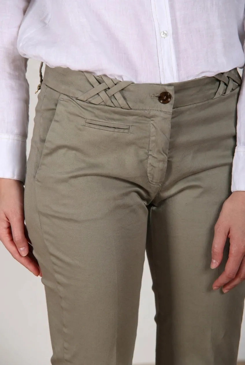 Mason's New York Trumpet chino donna salvia slim