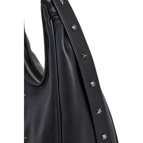 Pepe Jeans Nadia Cluster borsa donna nera borchie