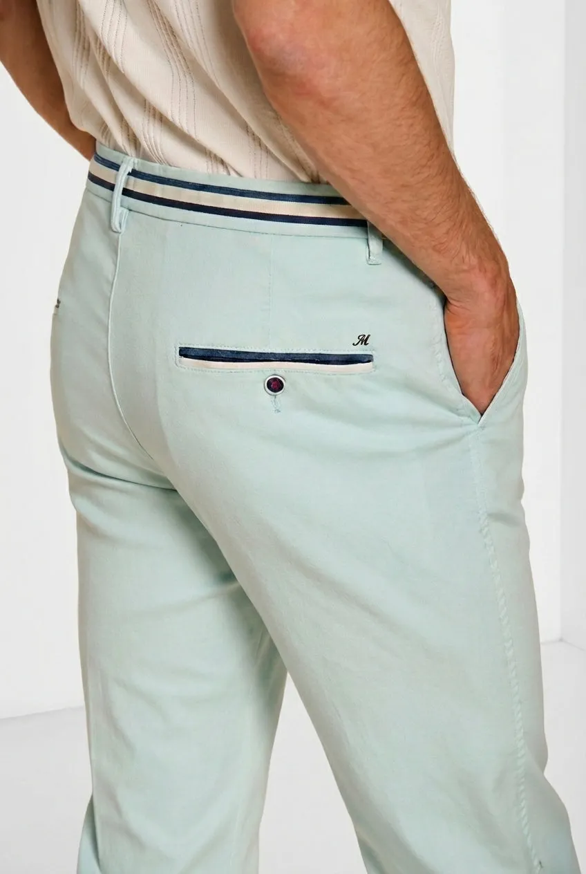 Mason's Torino Summer chino uomo slim celeste