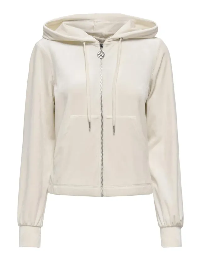 ONLY ONLREBEL felpa donna zip cappuccio taglia M