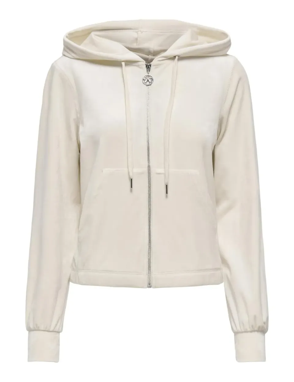 ONLY ONLREBEL felpa donna zip cappuccio taglia M
