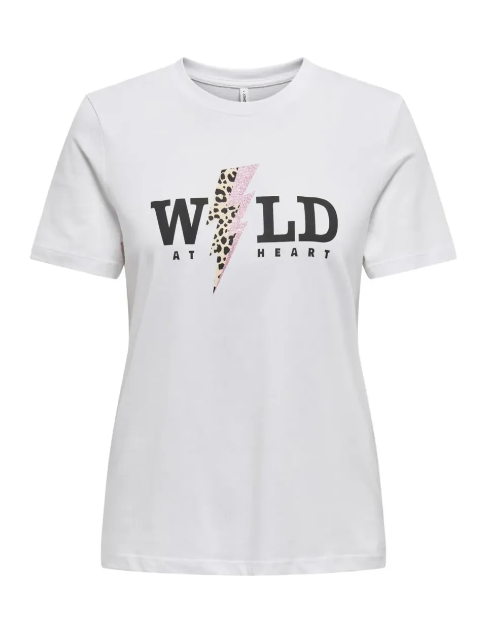 ONLY Onlhenny Life Reg top jersey bianco taglia S