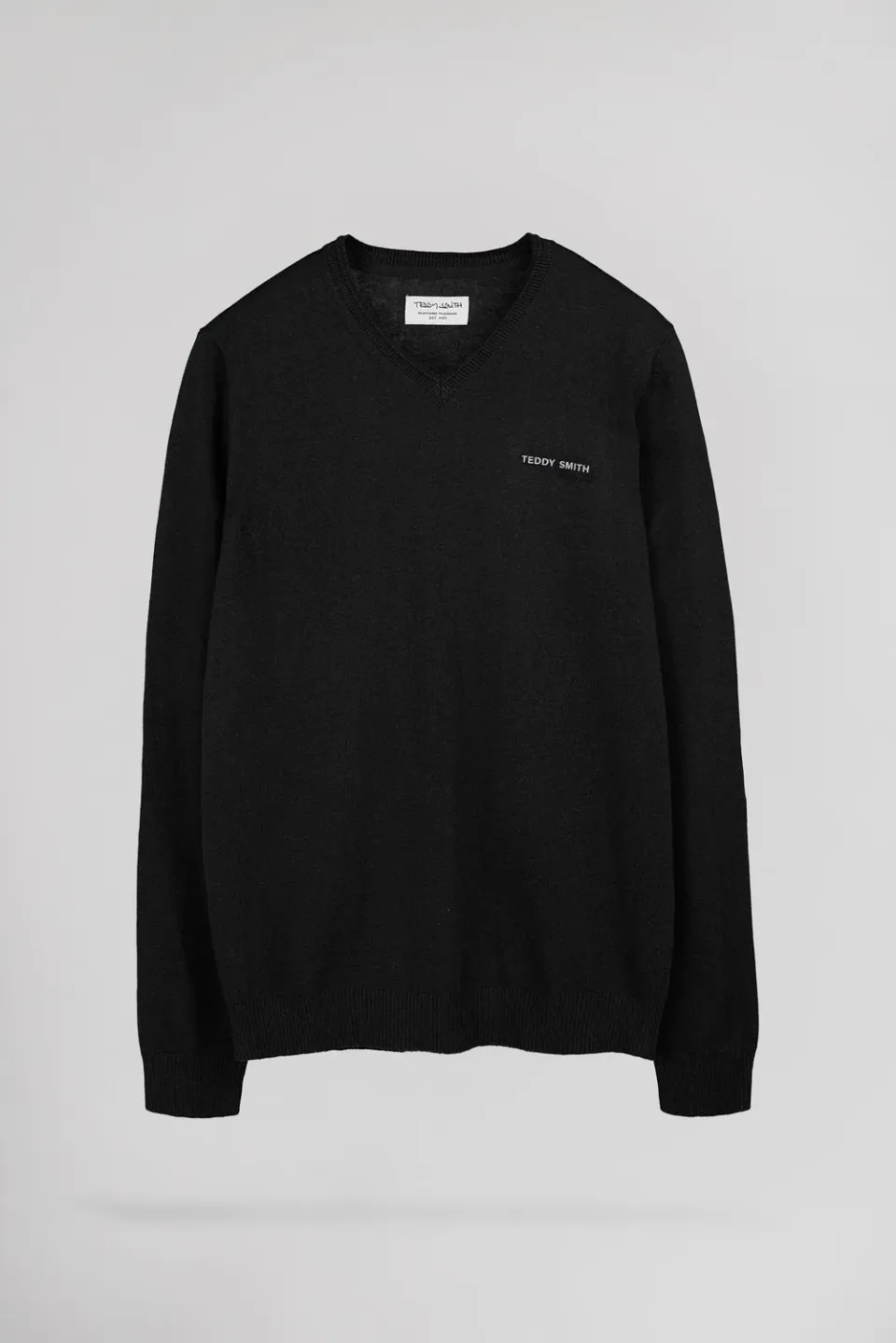 Teddy Smith Pulser 4 Maglione Scollo V Nero