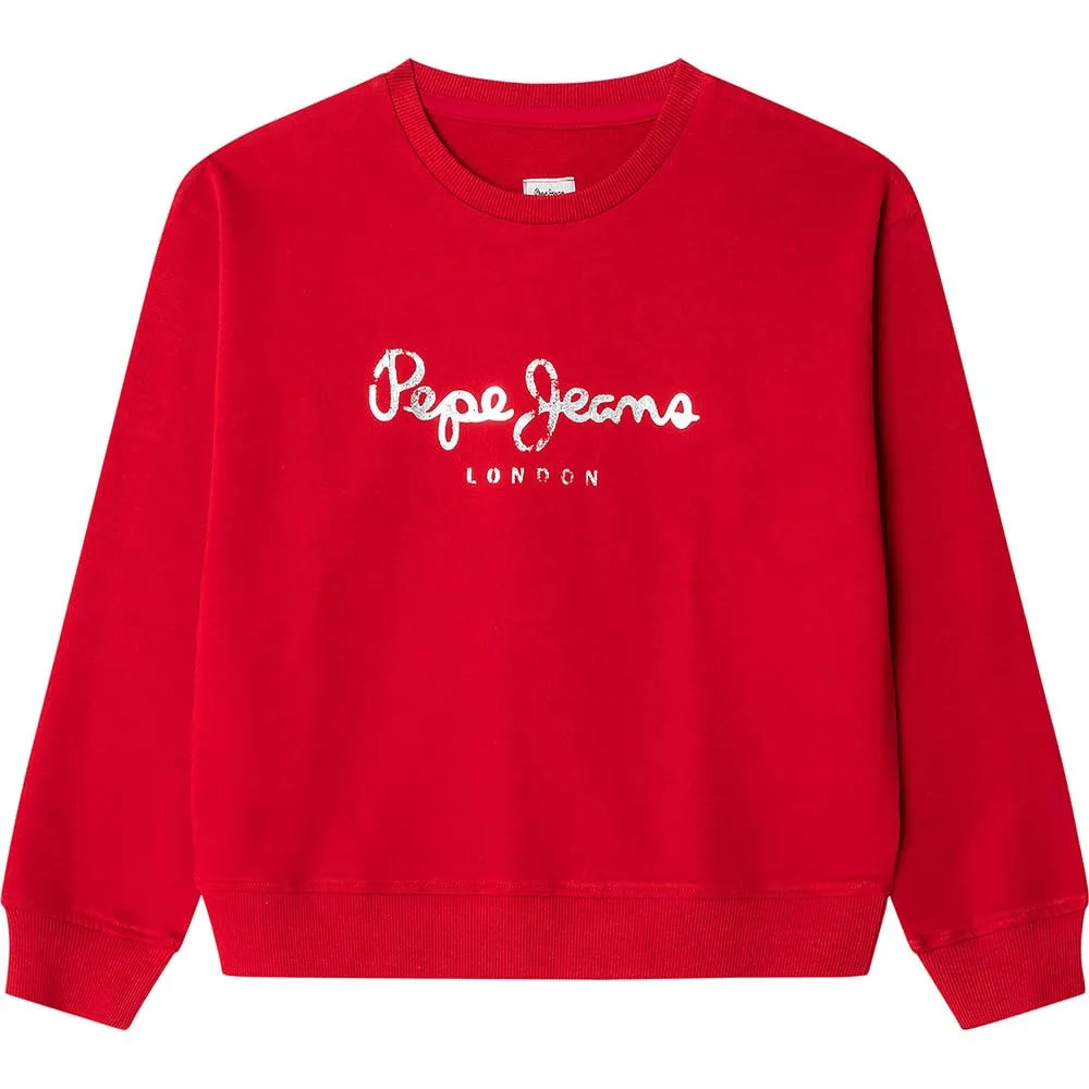 Pepe Jeans Annie Felpa Bambina 8 Anni Blu Girocollo