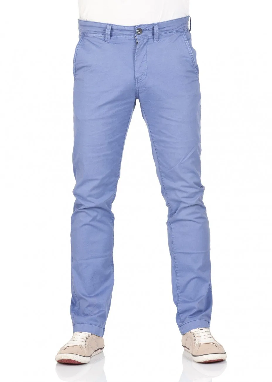 Pepe Jeans Sloane pantaloni uomo slim cotone blu Dulwich