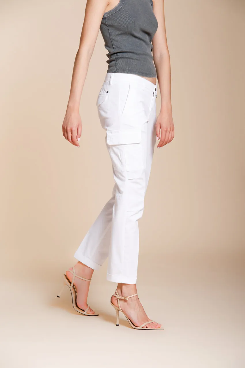 Mason's Chile City cargo donna bianco slim stretch