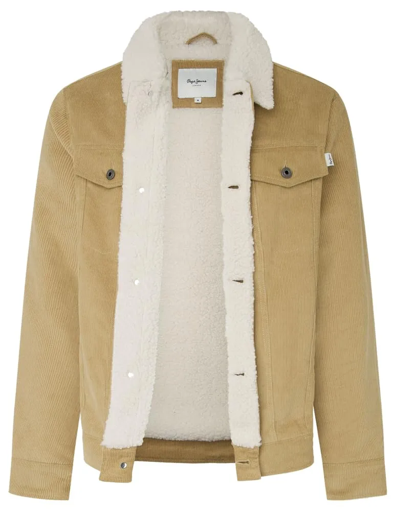 Pepe Jeans Thris Giacca Uomo Trucker in Velluto
