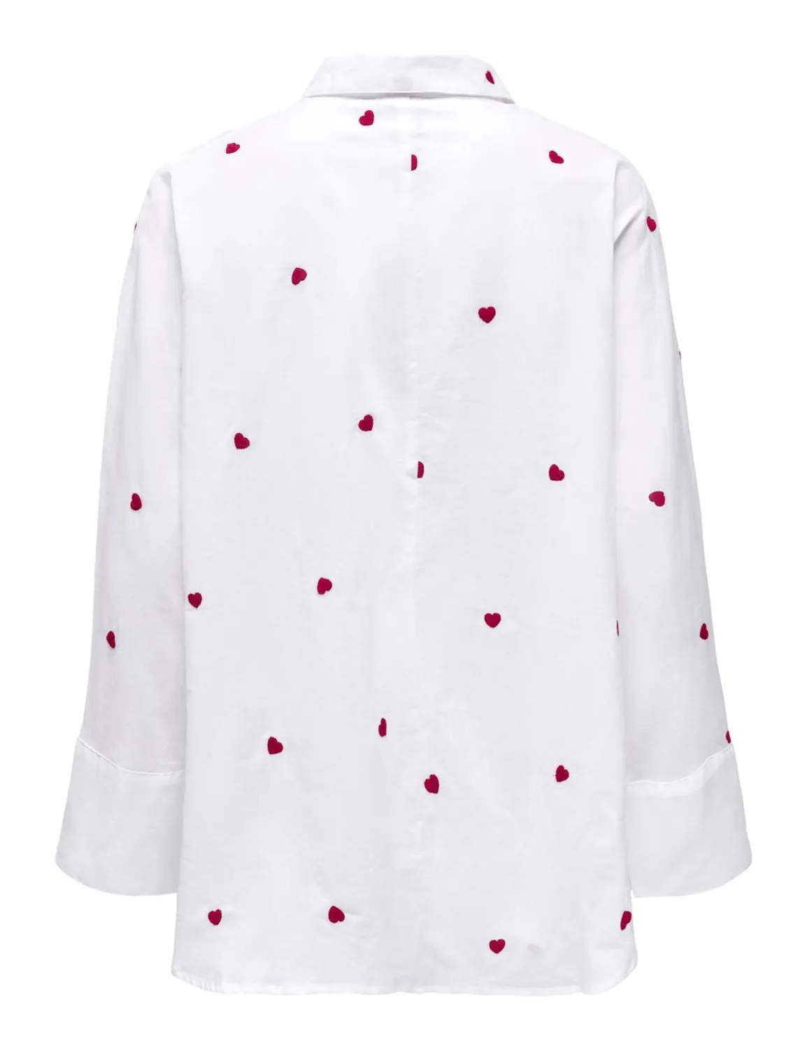 ONLY Onlnew Hemd camicia donna XS bianca cotone