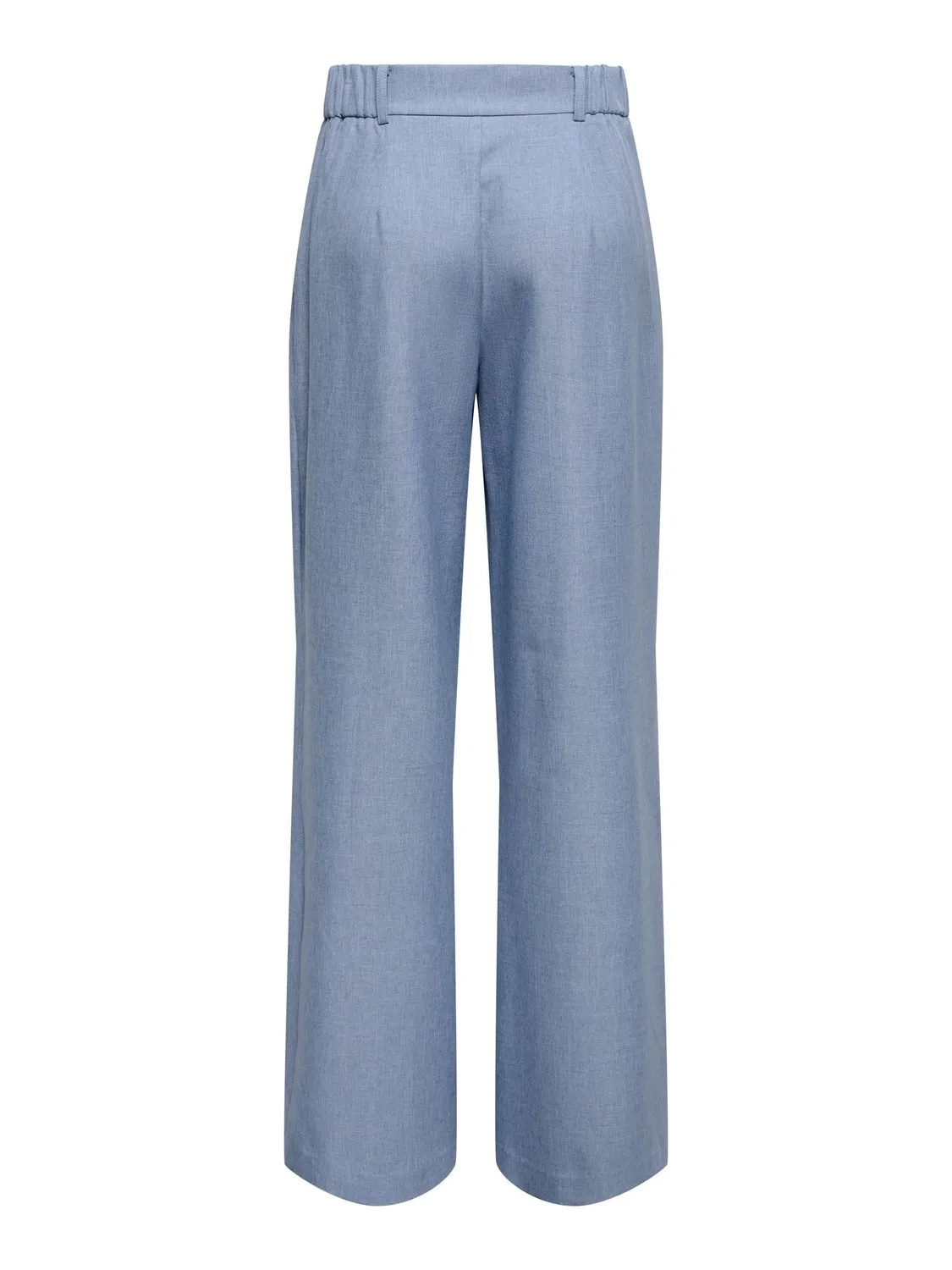 ONLY Onllinda HW pantaloni donna grigio scuro mélange vita alta