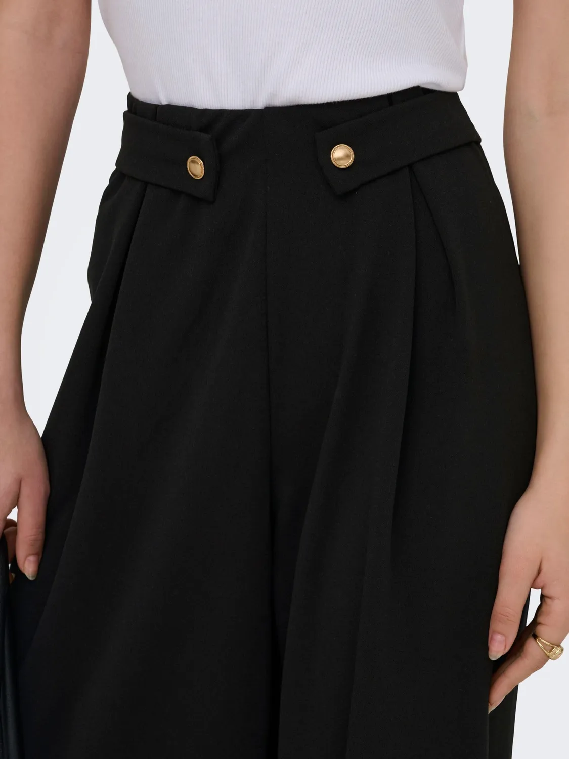 ONLY Onlsania Button Wide pantaloni larghi