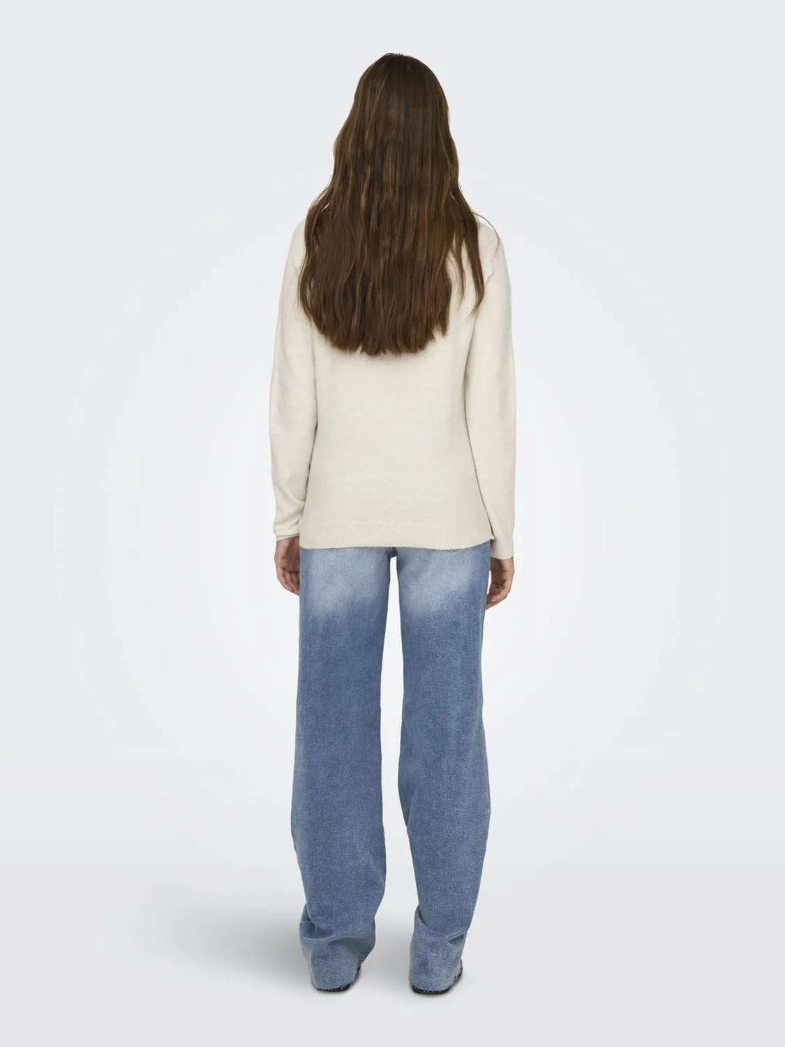Only Onlrica pullover donna scollo a V maglia