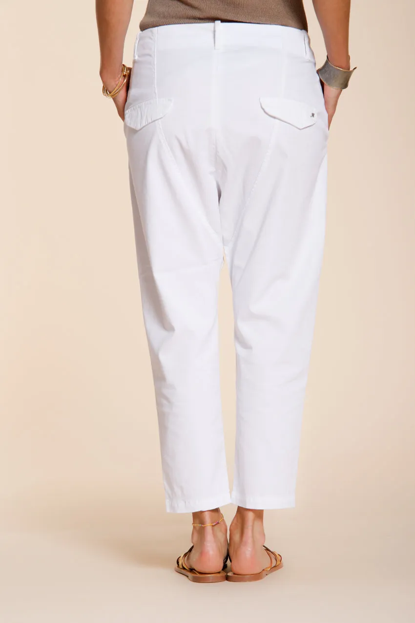 Mason's Malibu Jogger pantalone donna bianco carrot