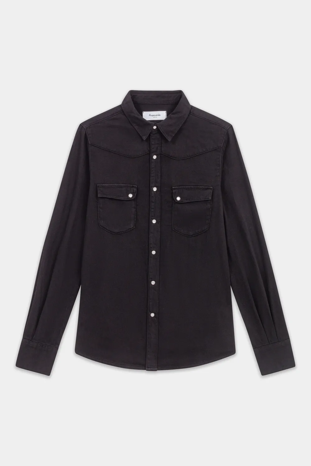 Acquaverde Clyde Black Stone camicia western