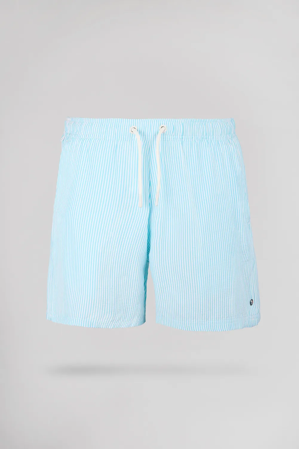 Teddy Smith S-Pablo costume mare blu laguna a righe