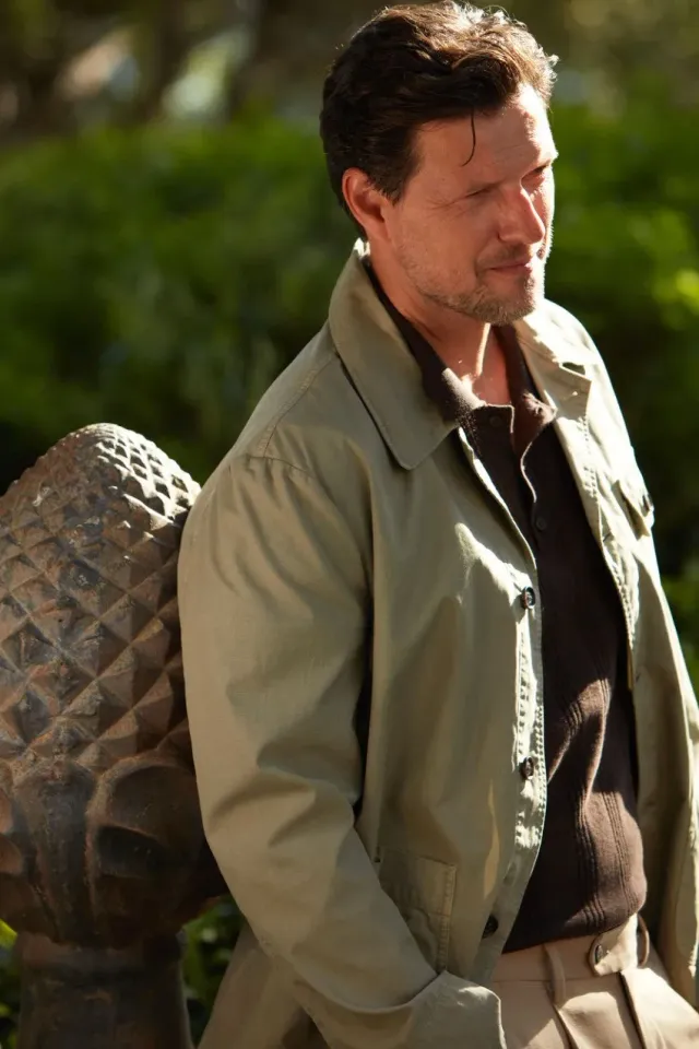 Mason's Work overshirt salvia canvas cotone