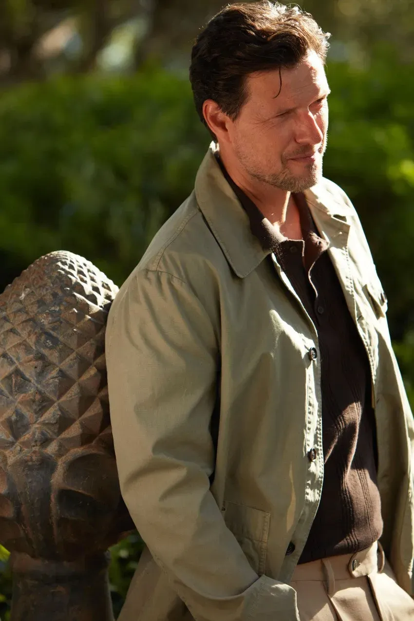 Mason's Work overshirt salvia canvas cotone