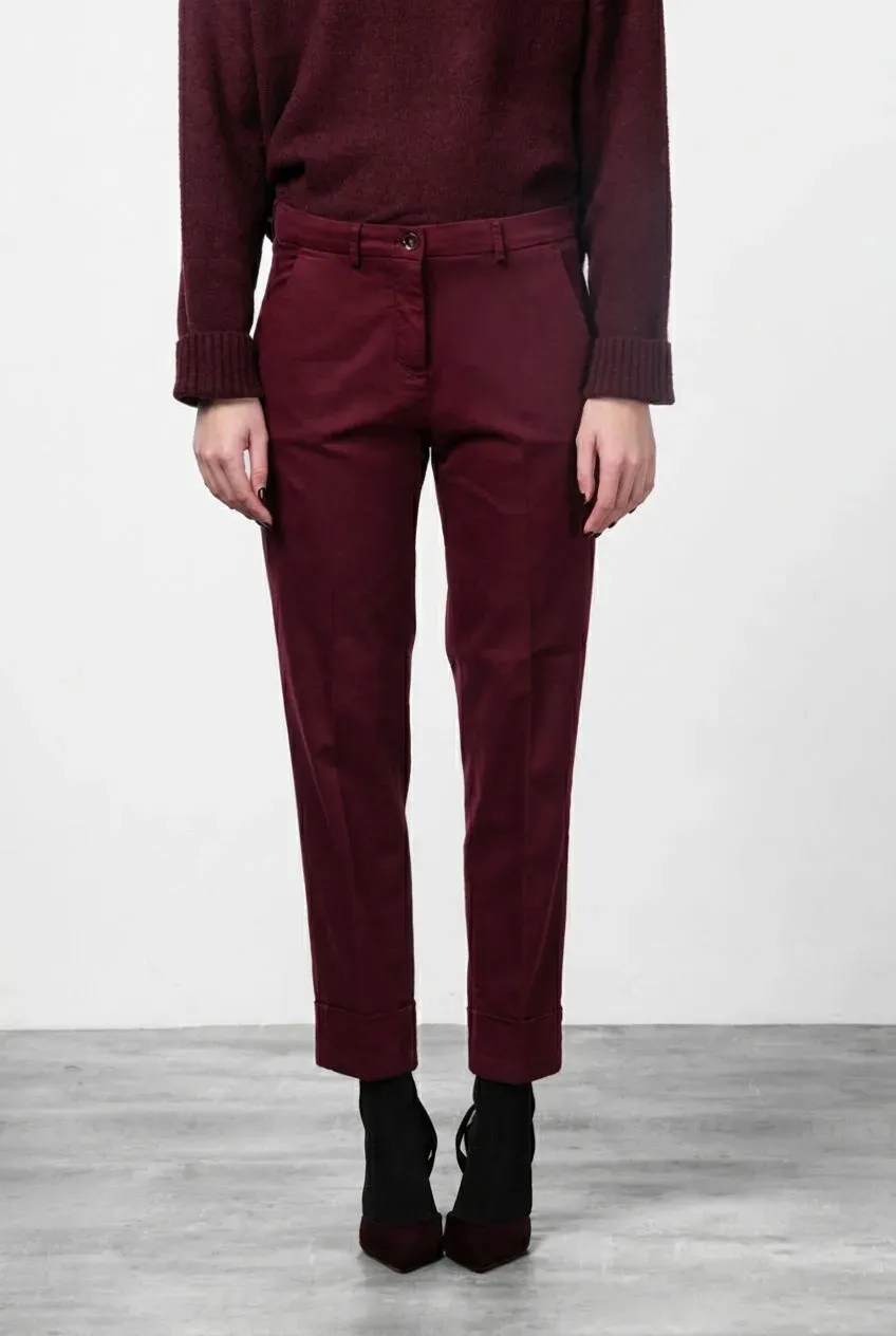 Mason's New York Carrot chino donna raso mosto cotone