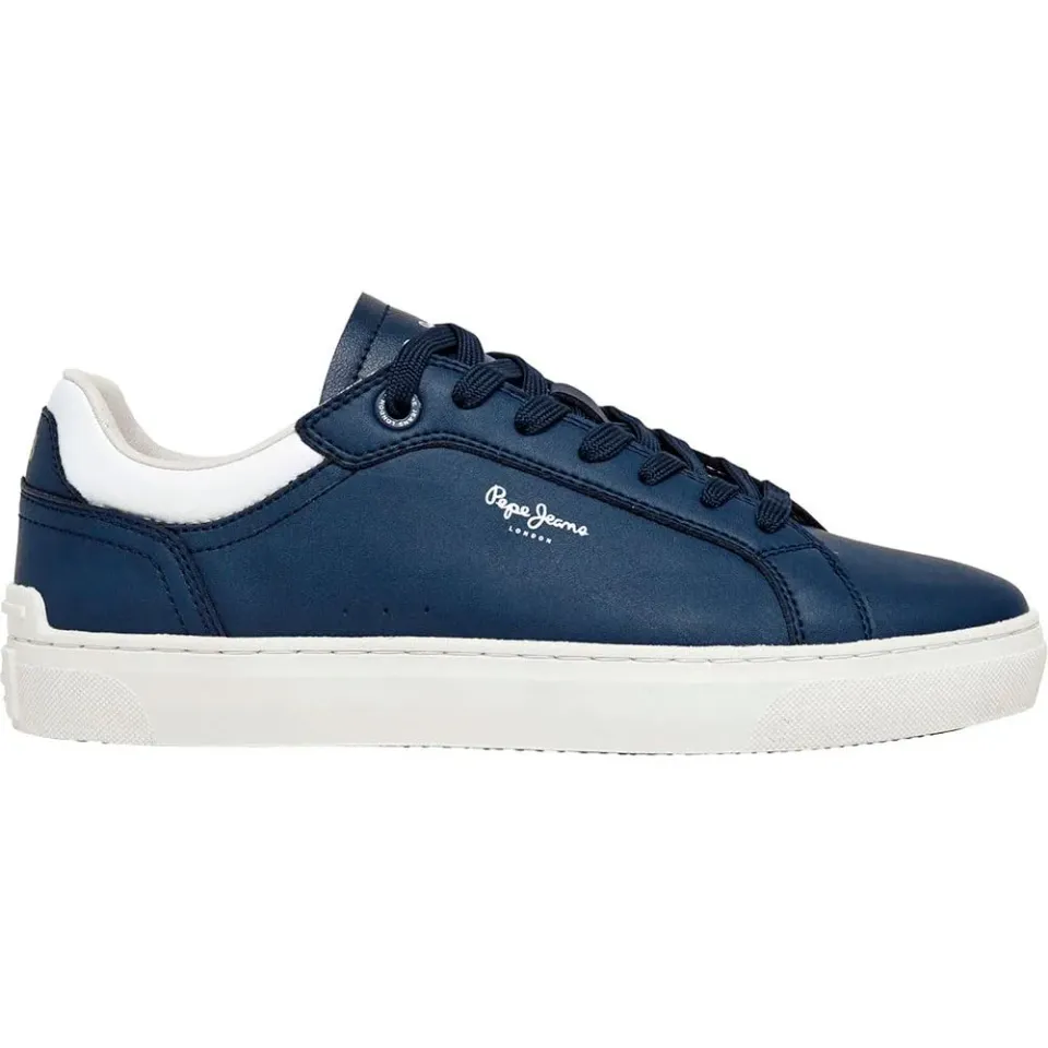 Pepe Jeans Camden Edition Sneakers Uomo 42 Blu Navy pelle