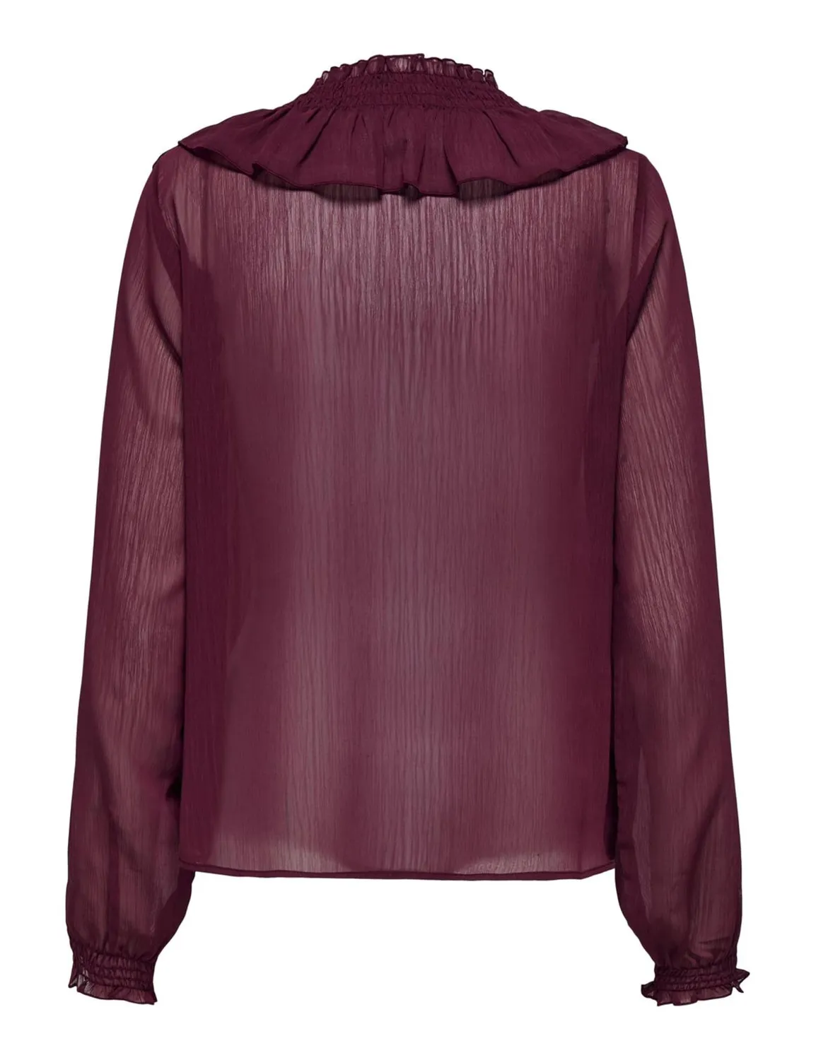 ONLY Onlanina Top Donna volant scollo a V tessuto